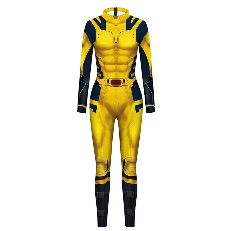 Wolverine-kostuum - Geel-marineblauwe jumpsuit
