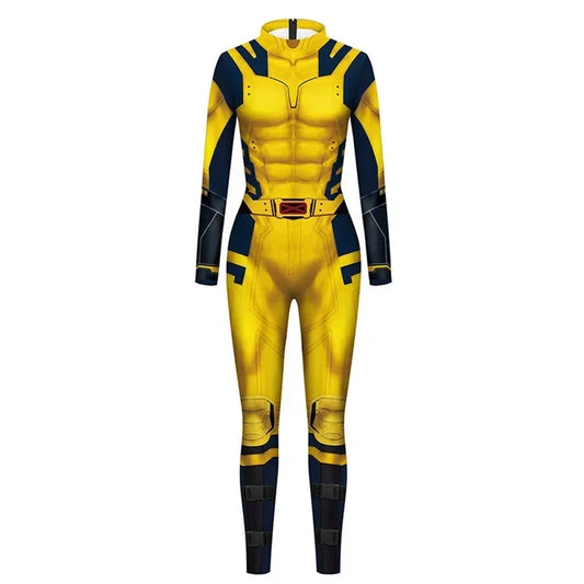 Wolverine-kostuum - Geel-marineblauwe jumpsuit