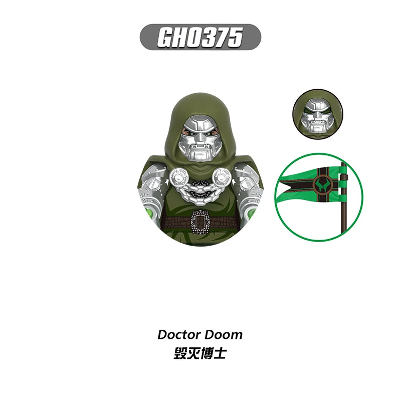 Doctor Doom-figuur - Witte God Emperor-robe