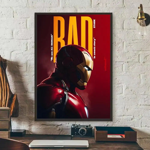 Iron Man-sticker - Helmportret