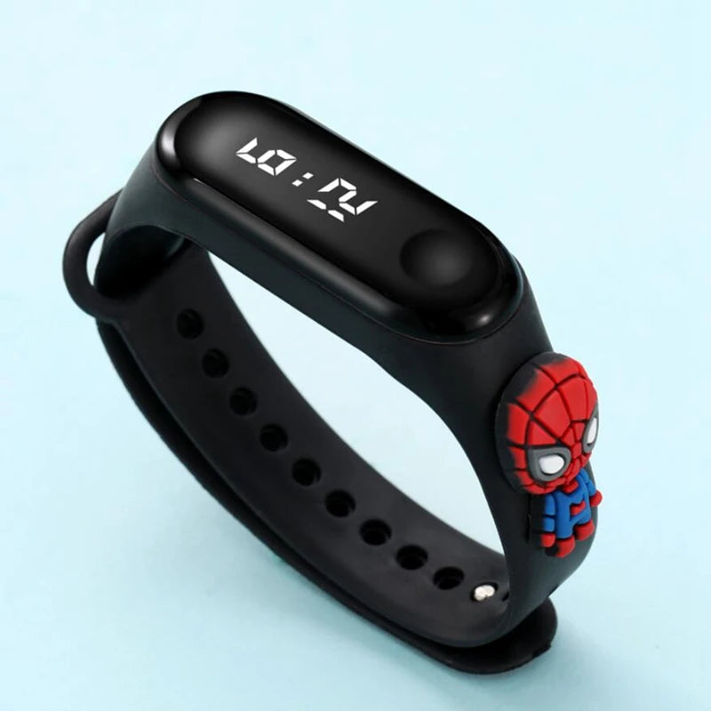 Montre LED Avengers - Enfant, étanche, super-héros