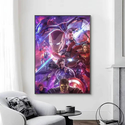 Avengers Infinity War-poster - Roze Kosmisch Ontwerp