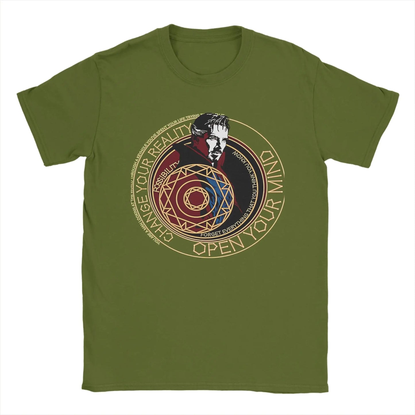 T-shirt Doctor Strange - Cercle mystique « Change Your Reality » pour homme