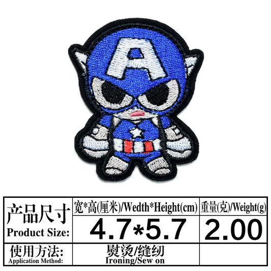 Avengers Captain America-patch - chibihelm