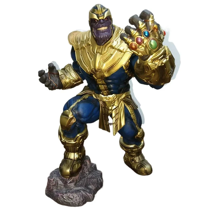 Thanos GK-beeld - Lichtgevende Infinity Gauntlet, ruïnedecor