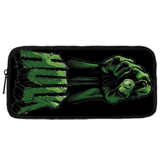 Hulk-etui - vectorvuist in groene neonstijl