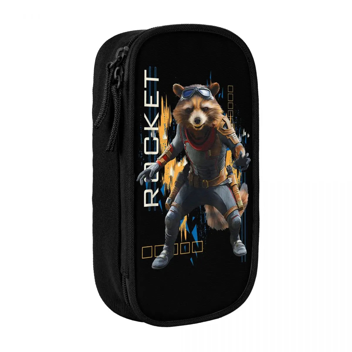 Avengers Rocket Raccoon etui - Tactische outfit met verticale tekst