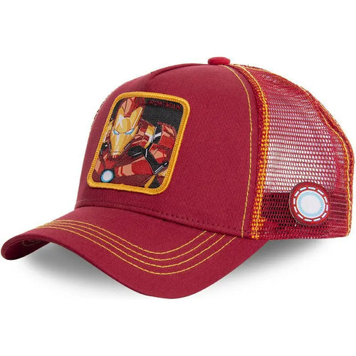 Pet Iron Man – bordeauxrood en goudkleurig