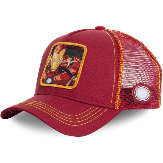 Pet Iron Man – bordeauxrood en goudkleurig