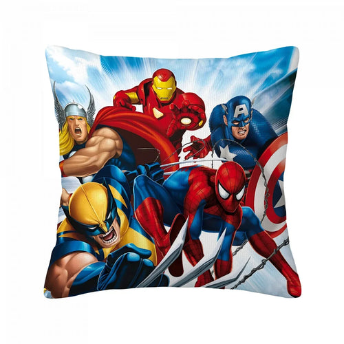 Avengers-kussenhoes met heldengroep - Actiestripverhaal met vijf helden