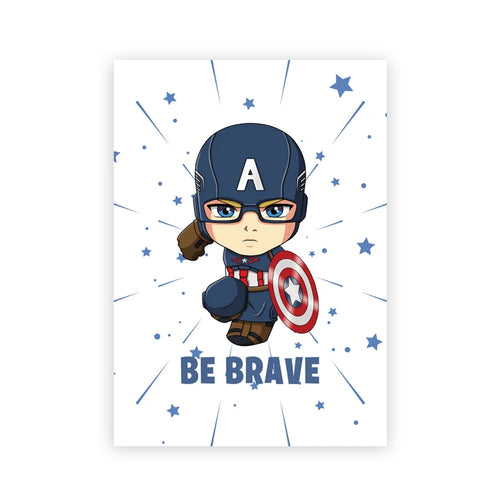 Chibi Captain America-poster - Wees dapper