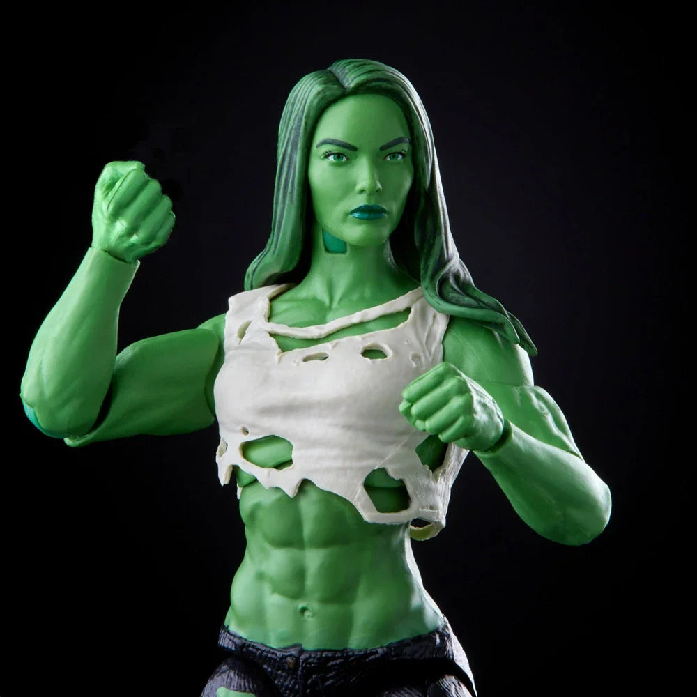 Gearticuleerde She-Hulk Marvel Legends-figuur - Twee hoofden, 15 cm