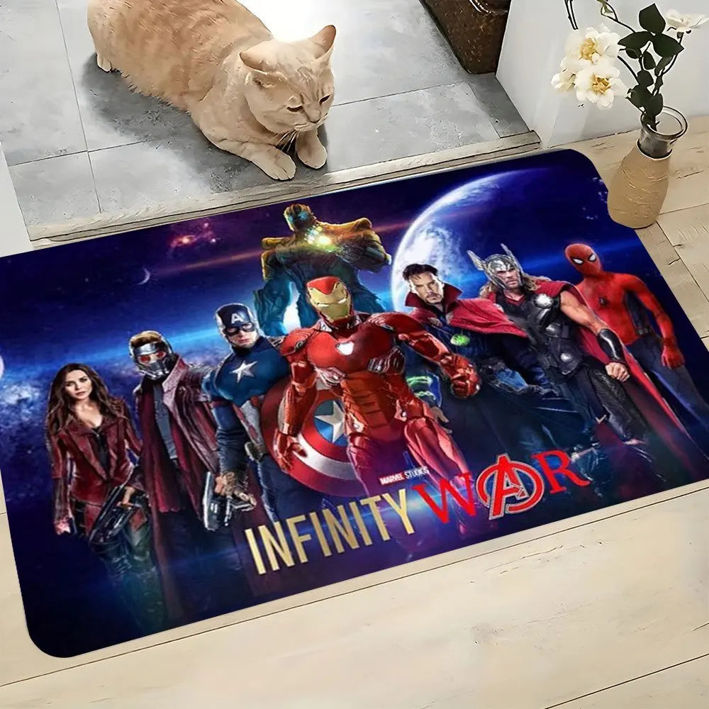 Marvel Avengers Infinity War-mat - Ontwerp met kleurrijk team