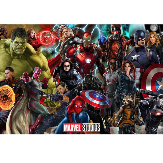 Poster Marvel Studios - Volledige cast