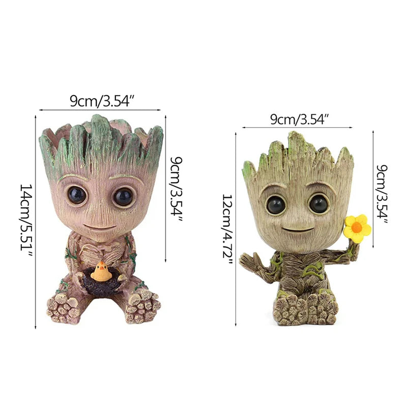 Baby Groot-plantenpot - Multifunctionele pennenhouder en opberger