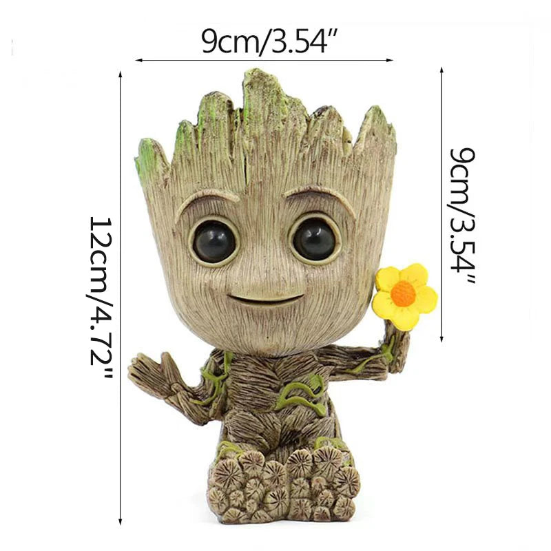 Baby Groot-plantenpot - Multifunctionele pennenhouder en opberger
