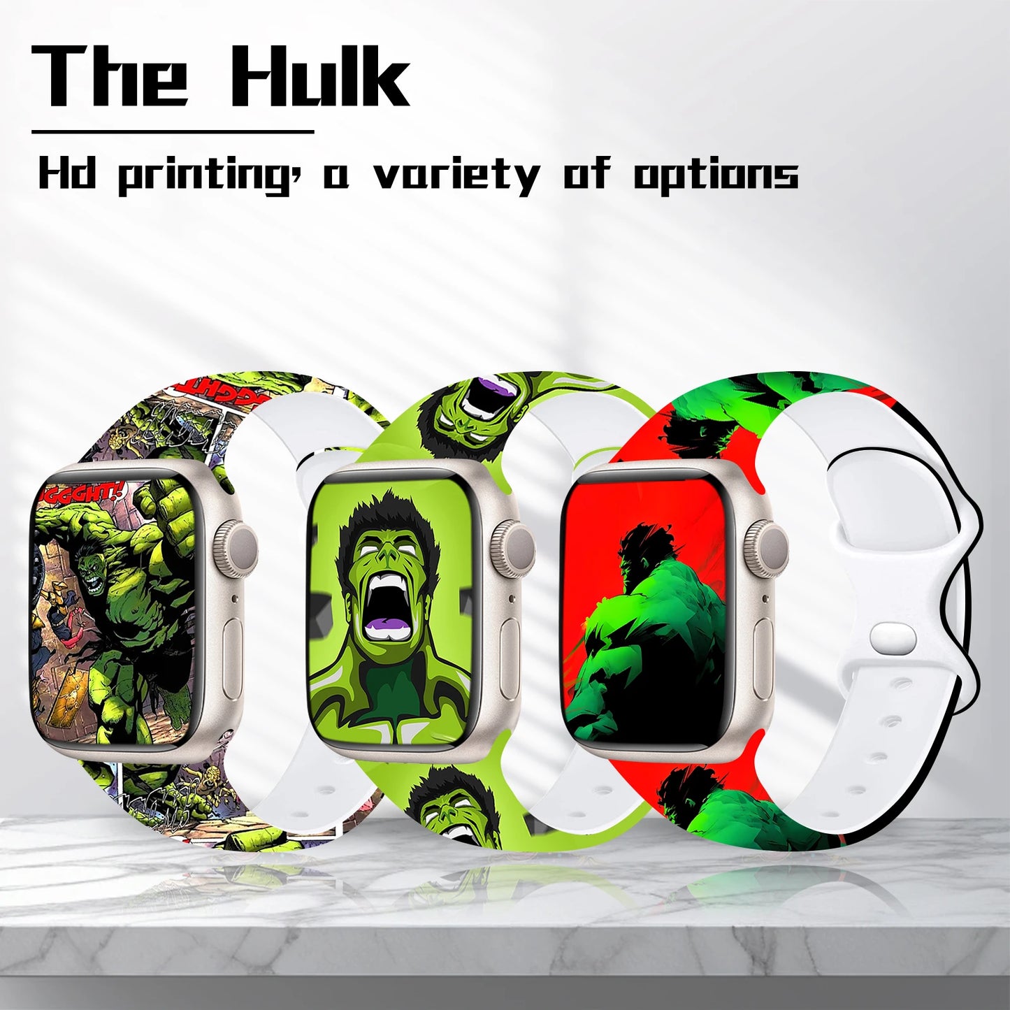 Apple Watch-armband Hulk - Stripboekpaneel