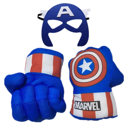 Avengers Captain America-gevechtshandschoenen voor kinderen - Masker en vuisten