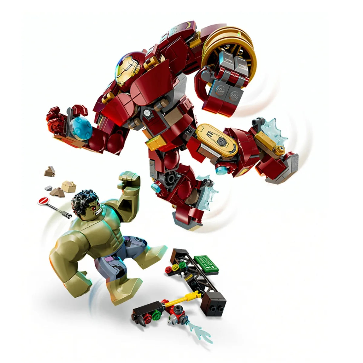 LEGO Marvel 76343 - Bataille épique Hulkbuster contre Hulk, 413 pièces