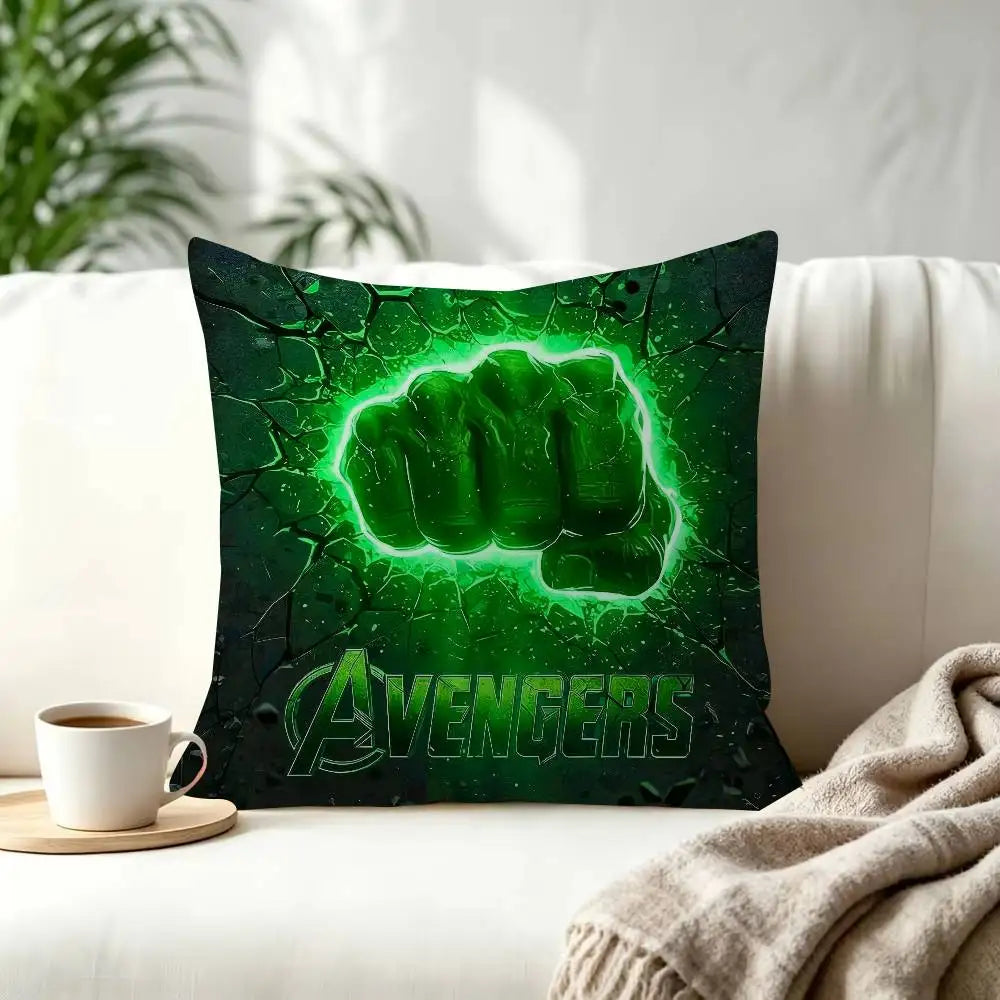 Hulk-kussenhoes - Lichtgevende Avengers-vuist