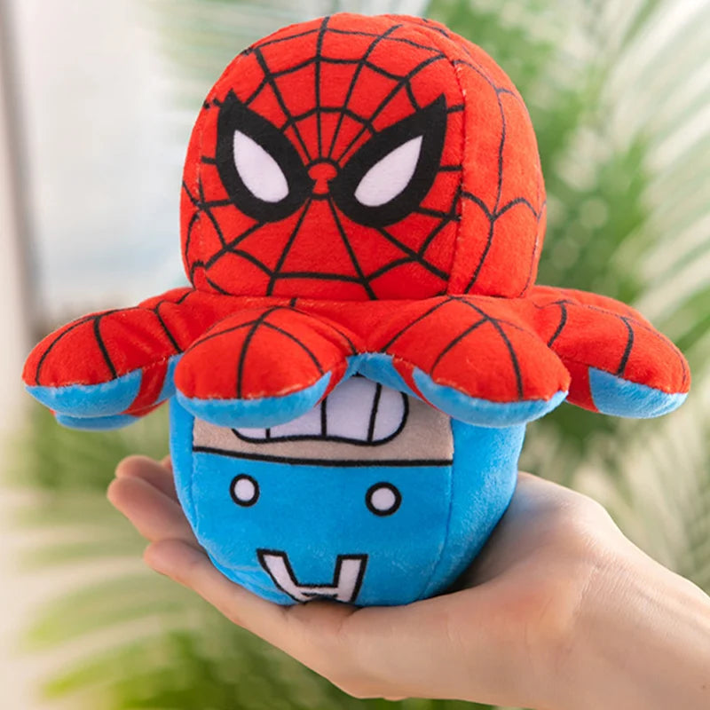 Omkeerbare Avengers-octopusknuffel - Omkeerbaar, met meerdere helden