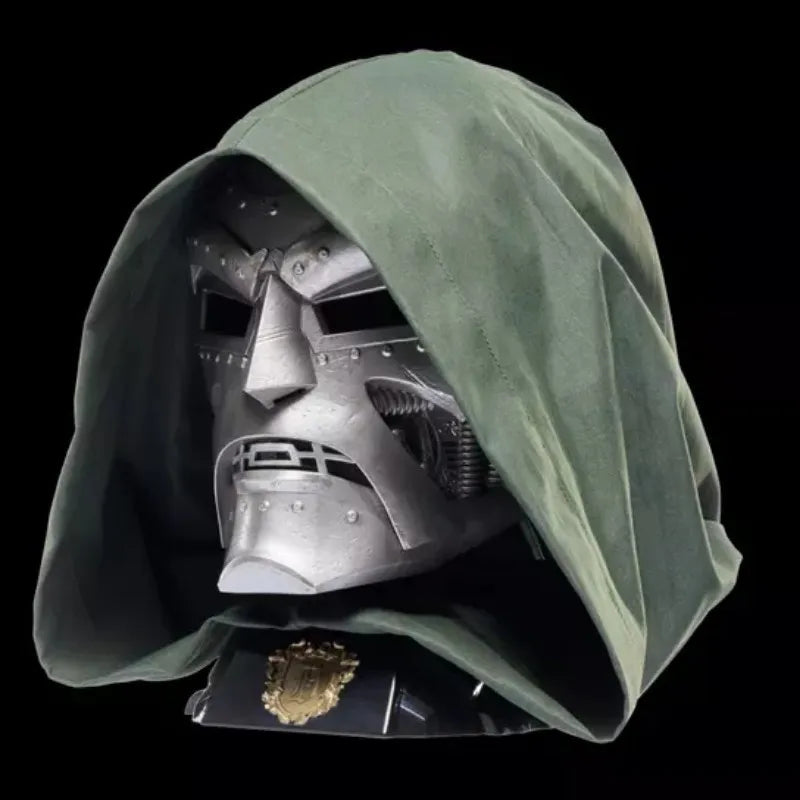 Doctor Doom-masker – zilverkleurige harshelm met cape