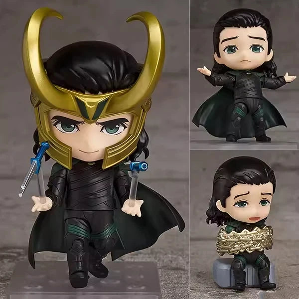 Nendoroid Loki-chibifiguur - Helm met gouden hoorns en zwaarden