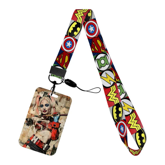 Harley Quinn-badgehouder - stripportret