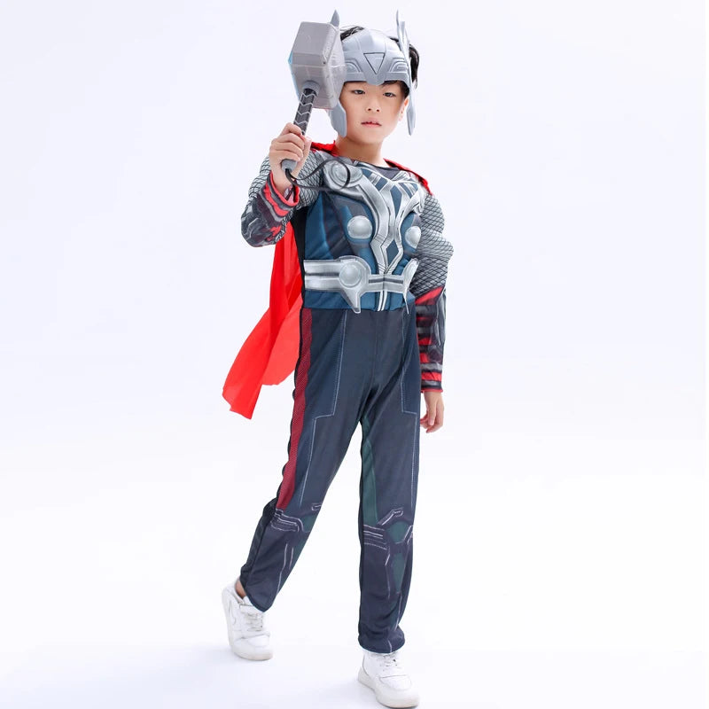 Avengers Thor-kostuum - Cosplay voor kinderen met hamer en helm