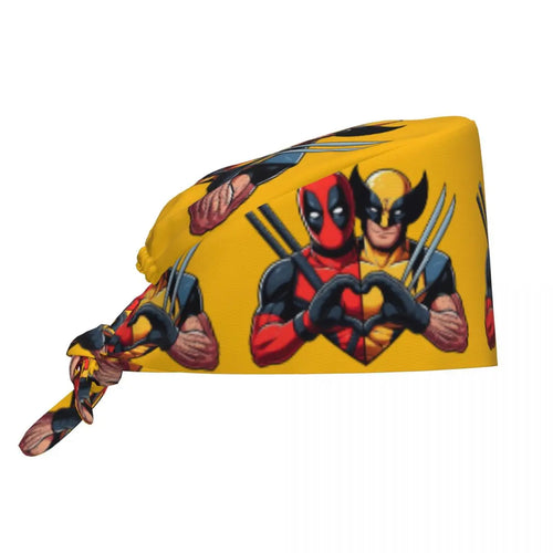 Deadpool- & Wolverine-bandana - Duo met geel hart