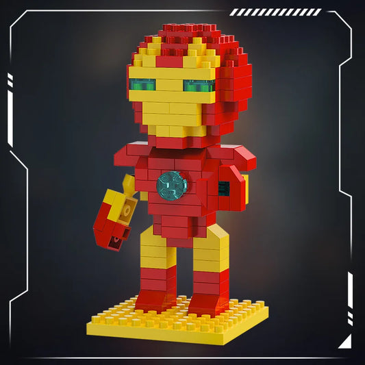 Avengers Iron Man Chibi Bouwstenen - Volledig Masker