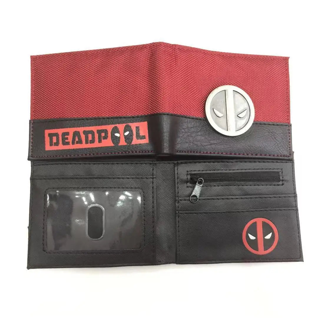 Avengers Deadpool-portemonnee - Rode en zwarte tekst