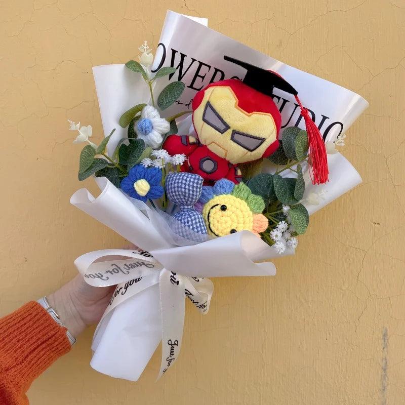 Avengers Spider-Man-cadeauboeket - Handgemaakt knuffeldier
