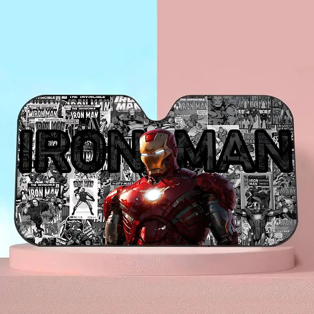 Iron Man-zonwering voor de auto - Uv-bescherming voor de voorruit