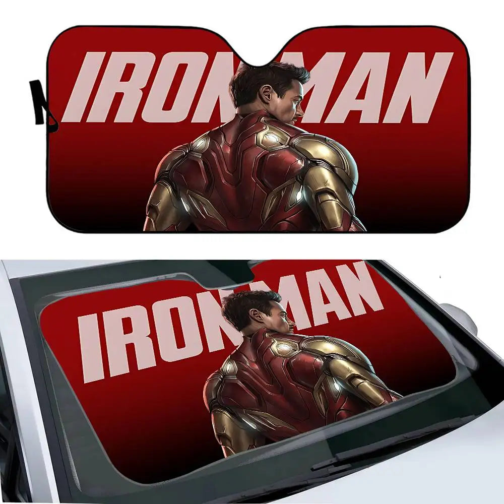 Iron Man-zonwering voor de auto - Uv-bescherming voor de voorruit