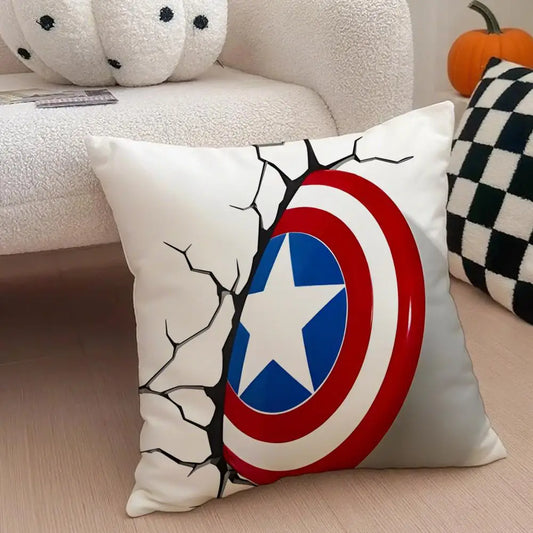 Kussenhoes Captain America - Retro-illustratie