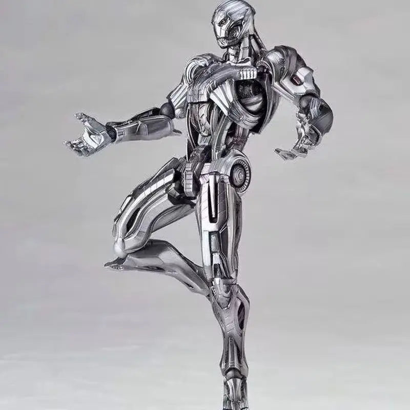 Revoltech Yamaguchi Ultron-figuur - Beweegbaar monochroom PVC