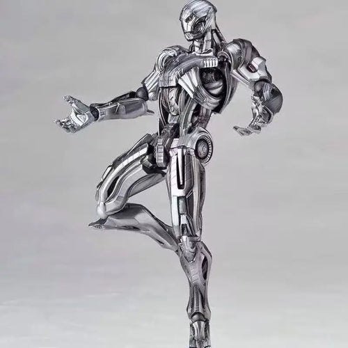 Revoltech Yamaguchi Ultron-figuur - Beweegbaar monochroom PVC