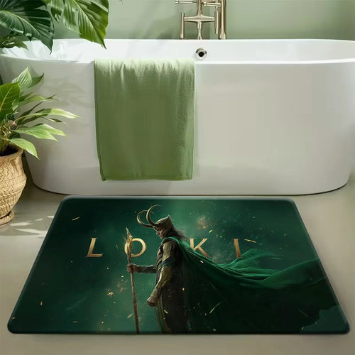 Marvel Avengers-tapijt - Ontwerp met mystiek groen silhouet