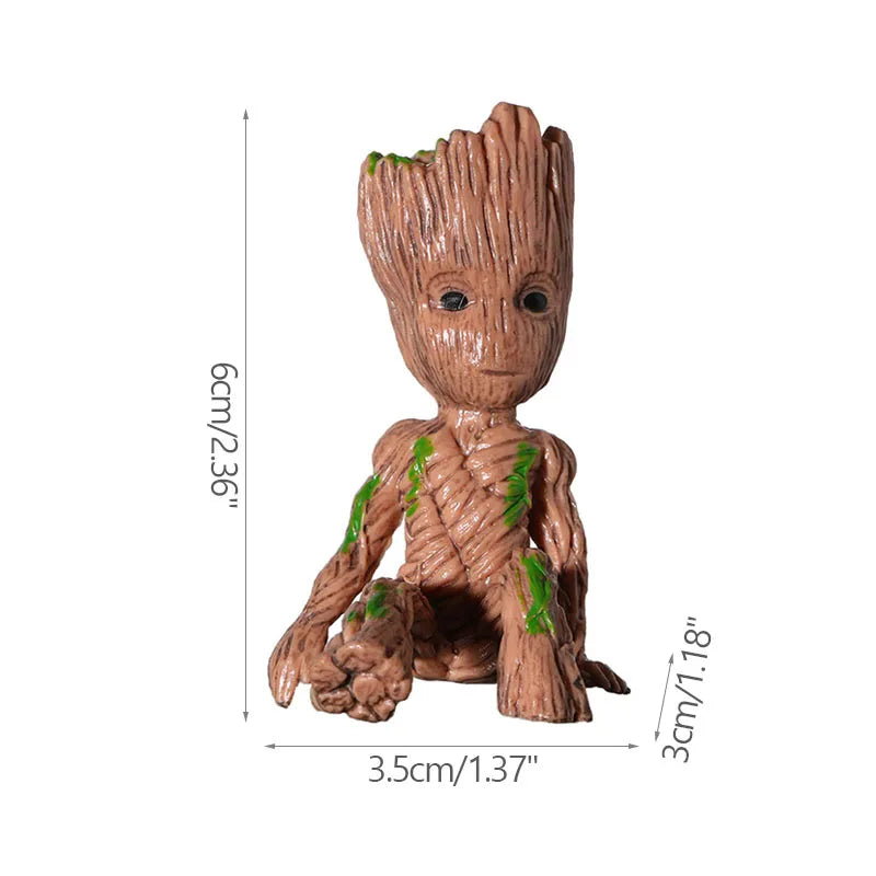 Baby Groot-plantenpot - Multifunctionele pennenhouder en opberger