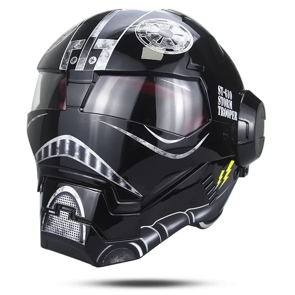 Iron Man Avengers-helm - Zwarte cosplay met ster