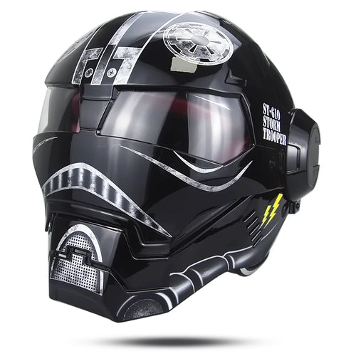 Iron Man Avengers-helm - Zwarte cosplay met ster