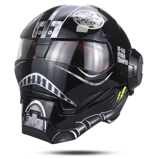 Iron Man Avengers-helm - Zwarte cosplay met ster