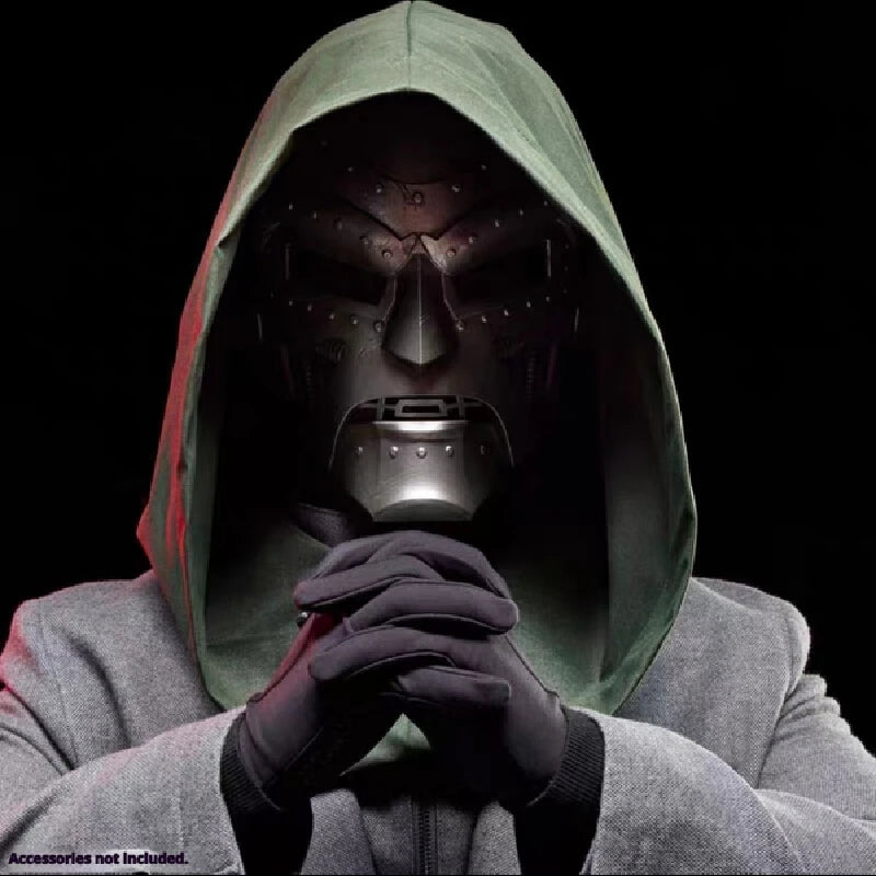 Doctor Doom-masker – zilverkleurige harshelm met cape
