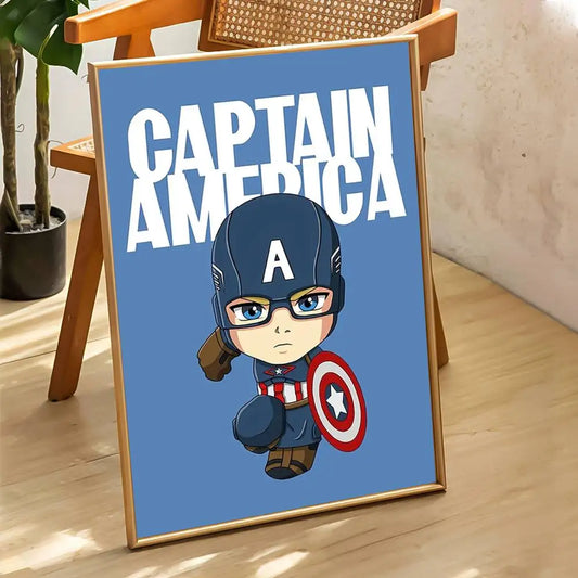 Captain America-sticker - Muurdecoratie
