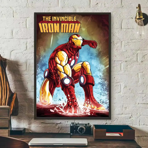 Iron Man-sticker - Close-up