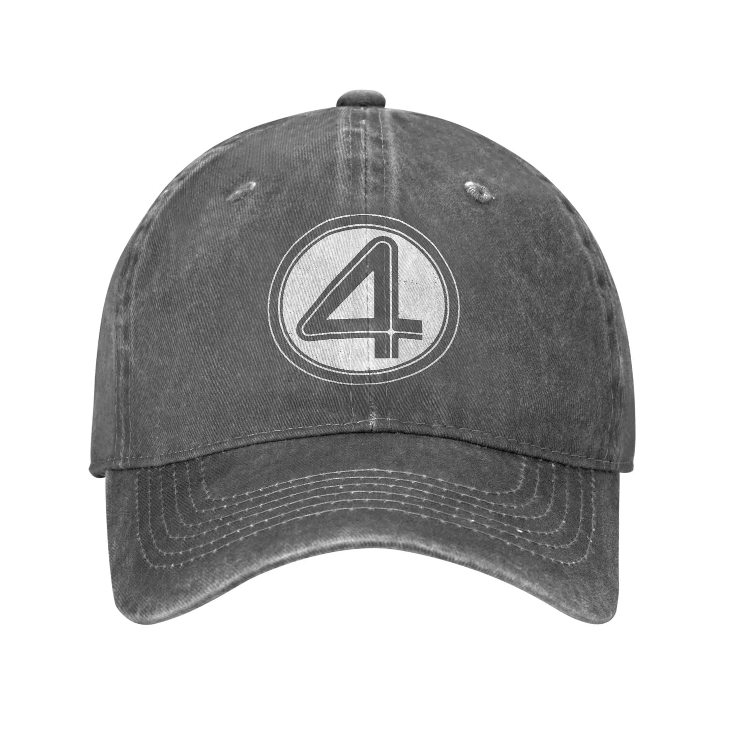 Fantastic Four-pet - verwassen antracietkleurige denim