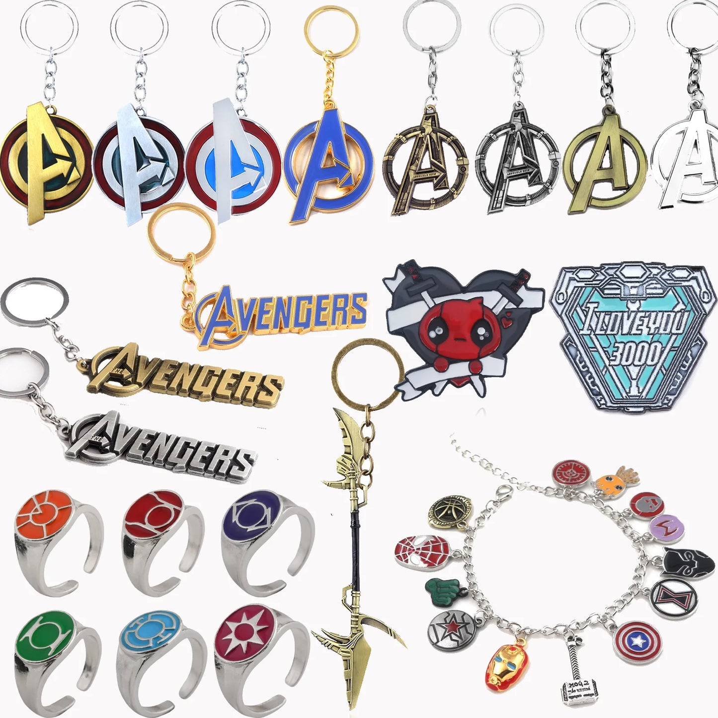 Deadpool-pin - Hart met gekruiste zwaarden