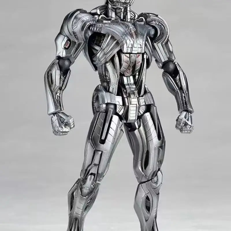 Revoltech Yamaguchi Ultron-figuur - Beweegbaar monochroom PVC