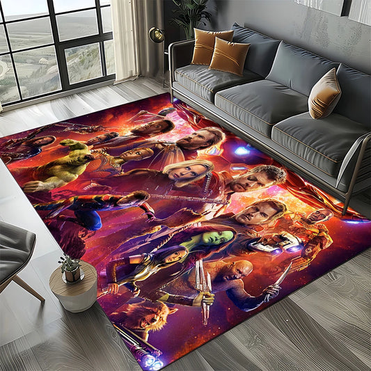 Avengers 3D-tapijt – ontwerp met groene close-up van Hulk